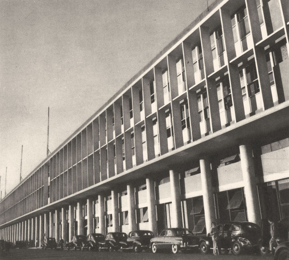 BRAZIL. Rio de Janeiro. Le Nouvel Aéroport de Santos- Dumont Airport 1951